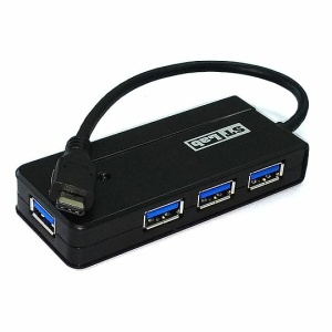 מפצל ל 4 כניסות USB3 בחיבור TYPE C