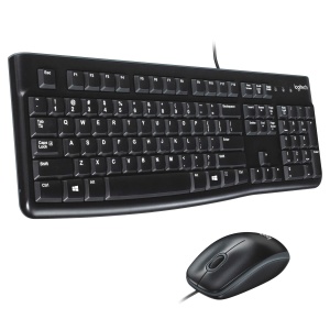 סט מקלדת ועכבר חוטי LOGITECH MK120